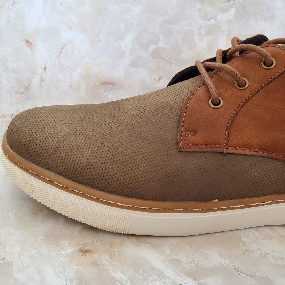 New London Underground Dress Shoes Mens Size 14M Tan Porter Casual Lace Up - Picture 6 of 13